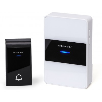 67,95 € Free Shipping | 8 units box Home appliance Aigostar 0.3W Wireless door bell ABS and Acrylic. White and black Color