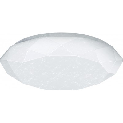 19,95 € Kostenloser Versand | Innendeckenleuchte Aigostar 24W 6500K Kaltes Licht. Ø 40 cm. LED-Deckenleuchte Metall und polycarbonat. Weiß Farbe