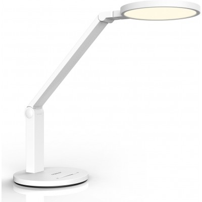 Lampada da scrivania Aigostar 15W 4000K Luce neutra. 46×44 cm. LED professionale con protezione per gli occhi PMMA e Policarbonato. Colore bianca