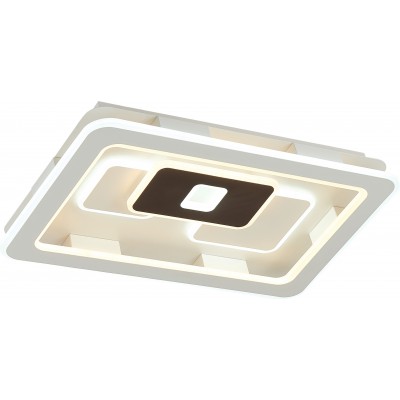 236,95 € 送料無料 | シーリングランプ 200W 平方 形状 65×45 cm. リモコン。 スマートフォンアプリによるコントロール 白い カラー