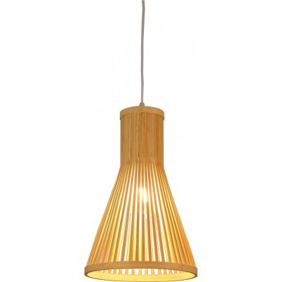 65,95 € Free Shipping | Hanging lamp Conical Shape Ø 30 cm. Brown Color