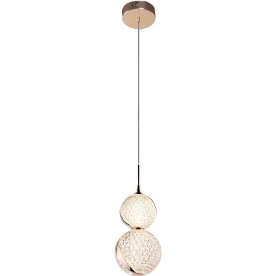 91,95 € Free Shipping | Hanging lamp 36W Spherical Shape Ø 11 cm. Remote control Golden Color