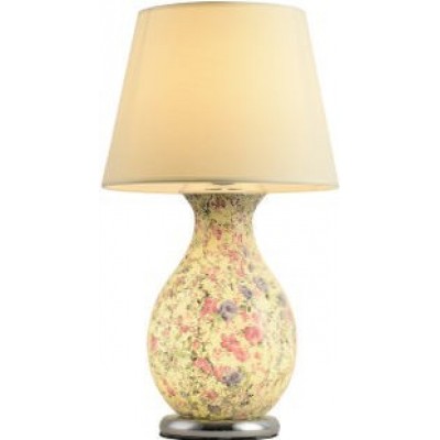 149,95 € Free Shipping | Table lamp 7W Ø 35 cm. Metal casting and Textile
