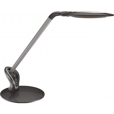 Lámpara de escritorio 8W Forma Alargada 45×20 cm. Regulable. Control táctil. Adaptador USB Color negro
