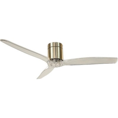156,95 € Free Shipping | Ceiling fan 35W 3 blades. Remote control. Summer and winter function. DC motor Acrylic and Metal casting. White Color