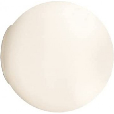 室内壁灯 48W 球形 形状 Ø 14 cm. 客厅, 饭厅 和 卧室. 现代的 风格. 树脂. 白色的 颜色