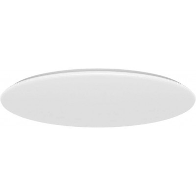 157,95 € Free Shipping | Indoor ceiling light 32W Round Shape Ø 48 cm. Voice control. Smartphone APP Living room, dining room and bedroom. Modern Style. Acrylic, PMMA and Metal casting. White Color