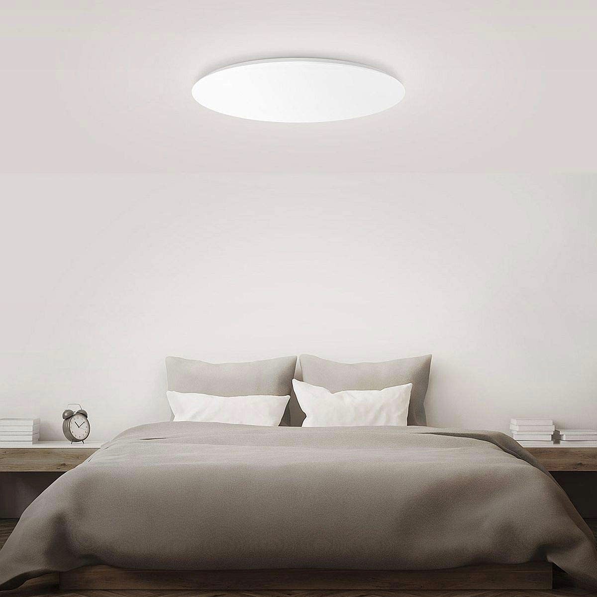 149,95 € 免费送货 | 室内顶灯 32W Ø 48 cm. 语音控制。手机APP 丙烯酸纤维, 有机玻璃 和 金属. 白色的 颜色