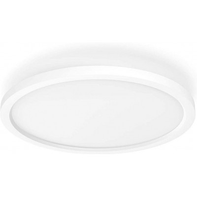 Indoor ceiling light Philips 24W 45×44 cm. LED. Alexa and Google Home Aluminum and pmma. White Color