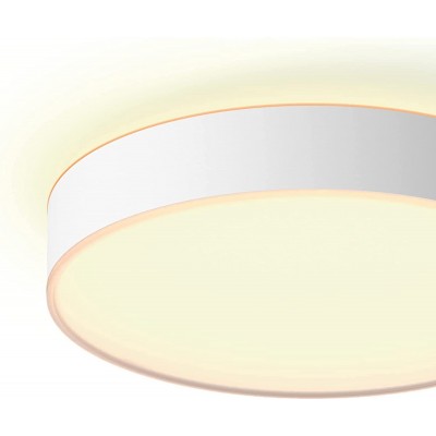 253,95 € Spedizione Gratuita | Plafoniera da interno Philips 38×38 cm. LED. Alexa, Apple e Google Home Pmma e metallo. Colore bianca