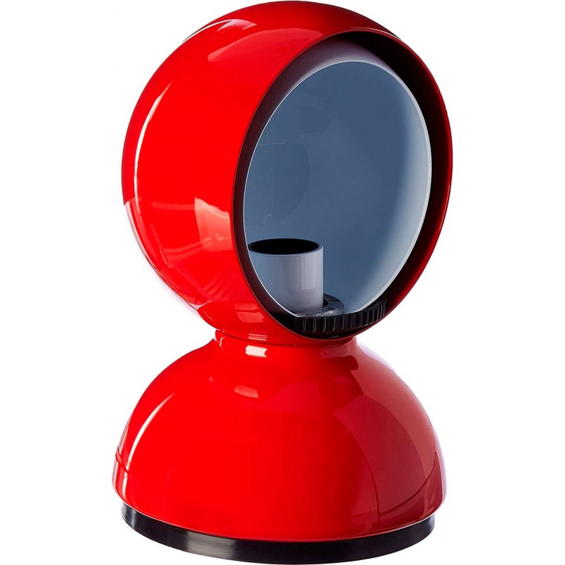 174,95 € Free Shipping | Table lamp 18W Spherical Shape 18×12 cm. Living room, bedroom and lobby. Modern Style. Steel. Red Color