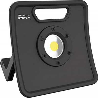 143,95 € Envio grátis | Holofote externo 240W 28×28 cm. LED Alumínio. Cor preto