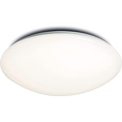199,95 € Free Shipping | Indoor ceiling light 20W Round Shape Ø 76 cm. Living room, dining room and bedroom. Modern Style. Acrylic. White Color