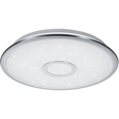 168,95 € Free Shipping | Indoor ceiling light Trio 30W Round Shape 42×42 cm. LED Living room. Acrylic. Plated chrome Color