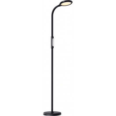 153,95 € Free Shipping | Floor lamp Round Shape 139×47 cm. Dimmable and detachable LED. Control with Smartphone APP. Alexa, Apple and Google Home Dining room, bedroom and lobby. Modern Style. Black Color