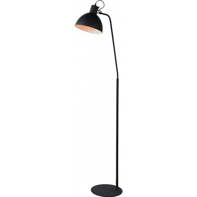 Lámpara de pie 60W Forma Esférica Ø 28 cm. Salón, comedor y vestíbulo. Estilo moderno. Metal. Color negro