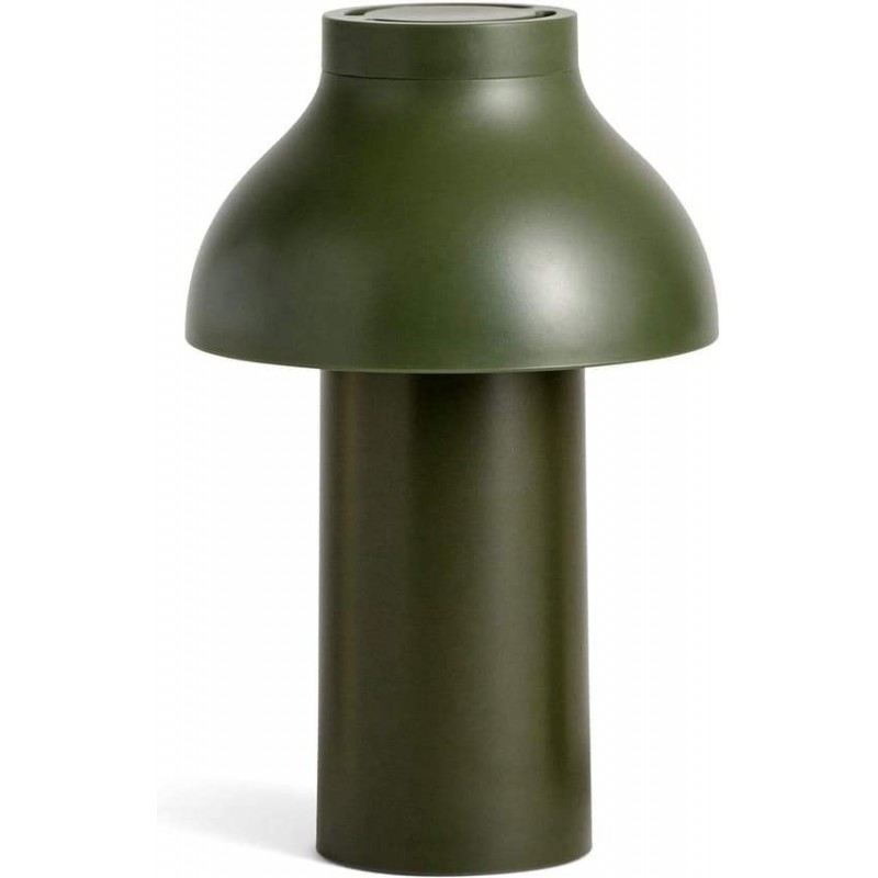 118,95 € Free Shipping | Table lamp Cylindrical Shape 22×14 cm. Portable led Living room, dining room and lobby. Modern Style. ABS, Aluminum and PMMA. Green Color