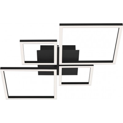 131,95 € Spedizione Gratuita | Lampada da soffitto 75×47 cm. Regolabile Pmma e metallo. Colore nero