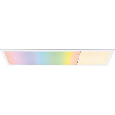 Panel LED 35W LED Forma Rectangular 120×30 cm. LED regulable. RGBW Multicolor. Smart Home Salón, comedor y vestíbulo. Estilo moderno. Metal. Color blanco