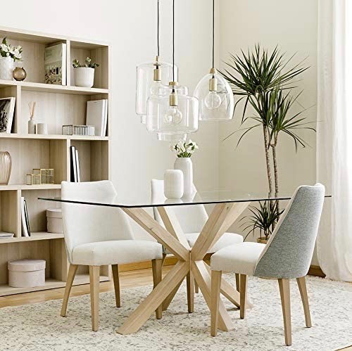 149,95 € Envio grátis | Lâmpada pendurada 35×25 cm. Cristal e metais