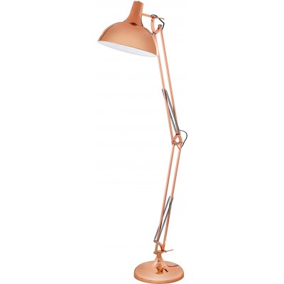 Floor lamp Eglo Spherical Shape 190×38 cm. Articulable Living room, bedroom and lobby. Modern Style. Golden Color