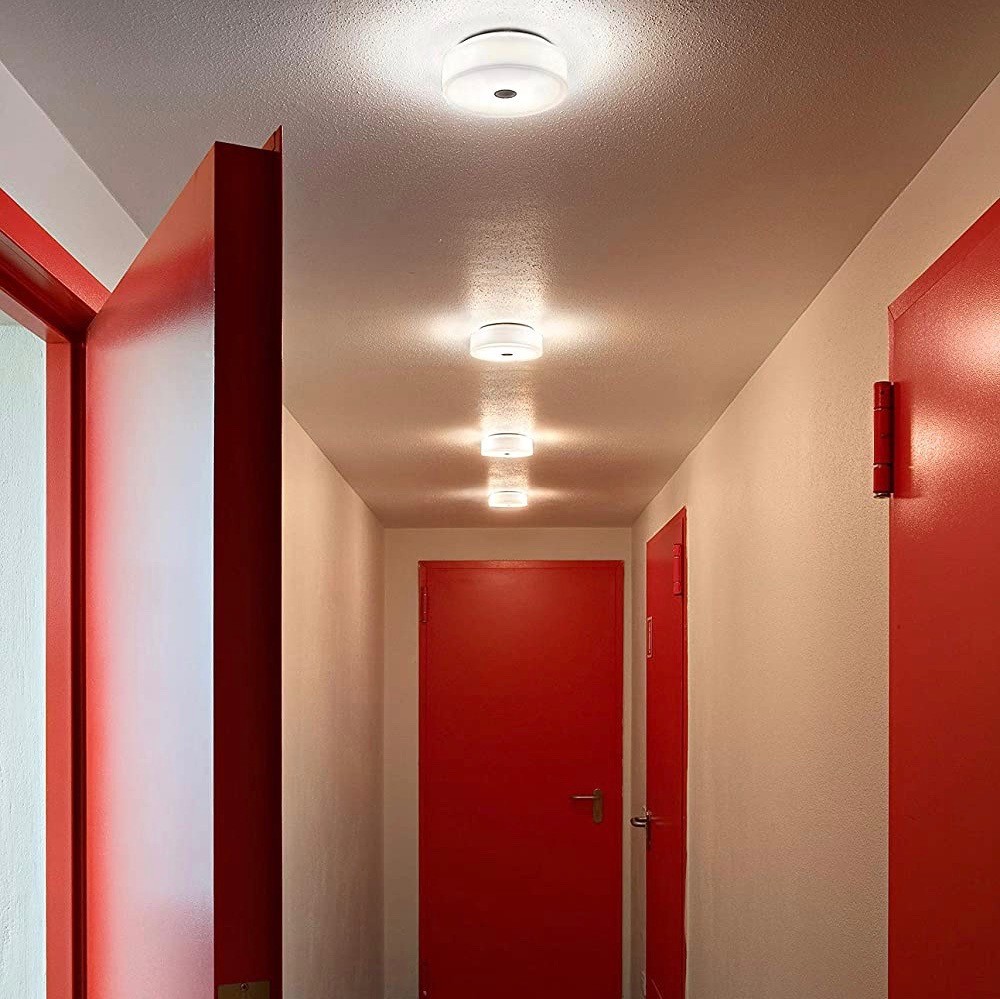 196,95 € Envio grátis | Luz de teto interna 20W 14×14 cm. Cristal, vidro e policarbonato. Cor branco