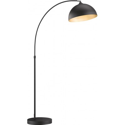 Stehlampe 40W Runde Gestalten 200×98 cm. Esszimmer, schlafzimmer und empfangshalle. Metall. Schwarz Farbe
