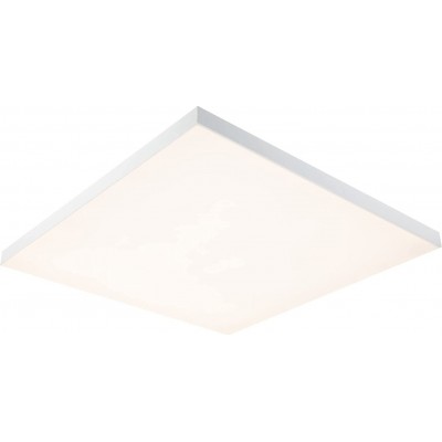 289,95 € Бесплатная доставка | Светодиодная панель 31W LED 60×60 cm. Диммируемые светодиоды Многоцветный RGB. Дистанционное управление Металл. Белый Цвет