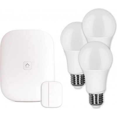 133,95 € Kostenloser Versand | LED-Glühbirne E27 LED Sphärisch Gestalten 36×26 cm. Smart-Home-Starter-Set Wohnzimmer, schlafzimmer und empfangshalle. Weiß Farbe