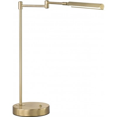 157,95 € Envío gratis | Lámpara de escritorio 8W 54×49 cm. LED regulable Salón, dormitorio y vestíbulo. Metal. Color dorado