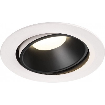 153,95 € Free Shipping | Recessed lighting 37W Round Shape 19×19 cm. Dimmable LED Living room, dining room and lobby. Modern Style. Polycarbonate. White Color