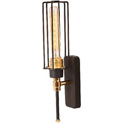 181,95 € Free Shipping | Indoor wall light 100W 31×18 cm. Living room, bedroom and lobby. Metal casting. Black Color