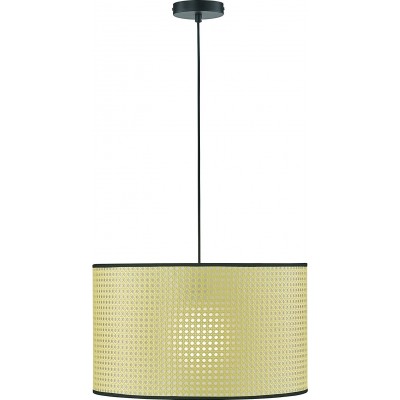 Lâmpada pendurada 60W 140×50 cm. Metais. Cor castanho