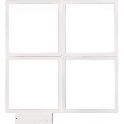 屋内ウォールライト 8W 平方 形状 18×18 cm. 光の4点。リモコン ダイニングルーム, ベッドルーム そして ロビー. モダン スタイル. 白い カラー