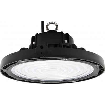 Lampe d'extérieur 100W Façonner Ronde 32×31 cm. LED Cuisine, chambre et terrasse. Aluminium. Couleur noir