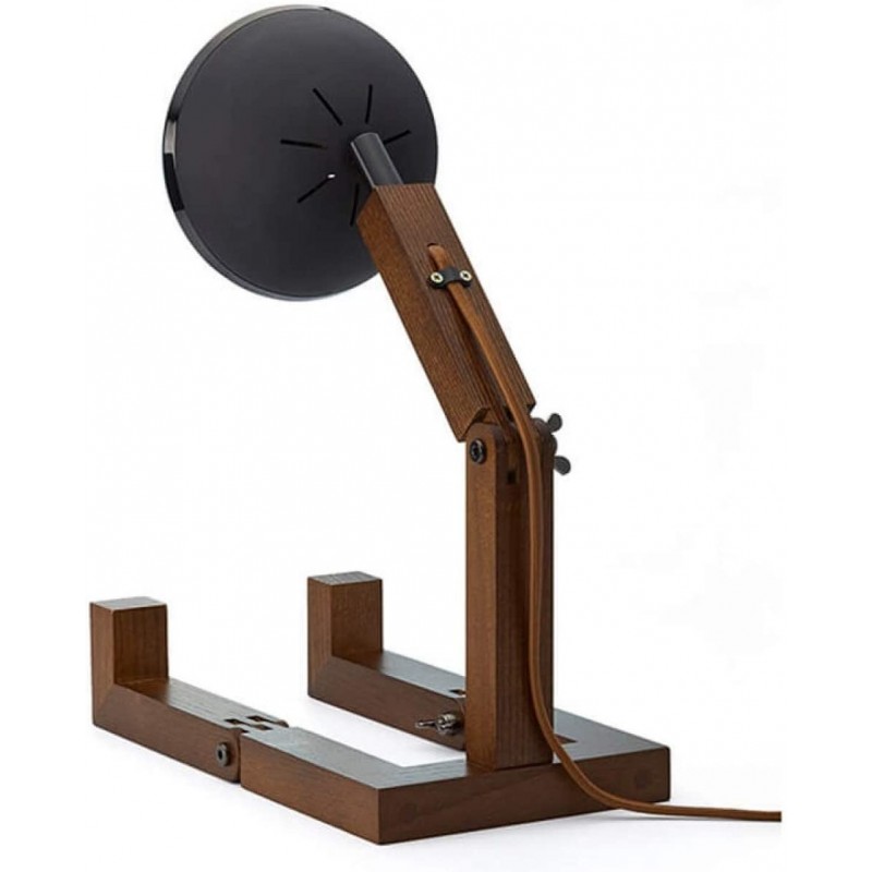 194,95 € Free Shipping | Desk lamp 3W Spherical Shape 30×19 cm. Human shaped design Dining room, bedroom and lobby. Metal casting. Brown Color