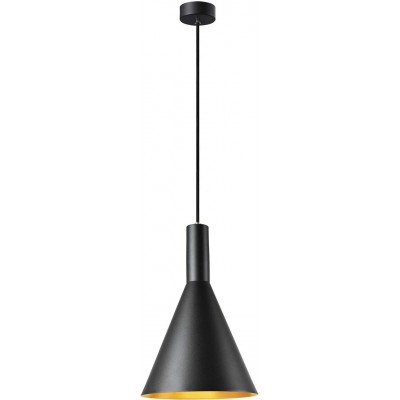 171,95 € Free Shipping | Hanging lamp 23W 46×29 cm. Aluminum. Black Color