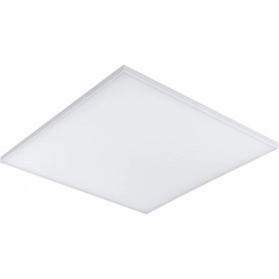 Innendeckenleuchte 34W 3000K Warmes Licht. 60×60 cm. LED Metall. Weiß Farbe