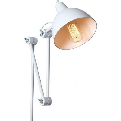 141,95 € Spedizione Gratuita | Lampada da parete per interni 60W 150×18 cm. Articolabile Metallo. Colore bianca