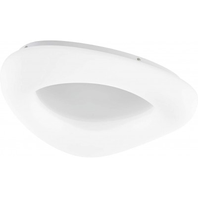 217,95 € Free Shipping | Indoor ceiling light 24W Round Shape 62×53 cm. Living room, dining room and bedroom. Modern Style. PMMA. White Color
