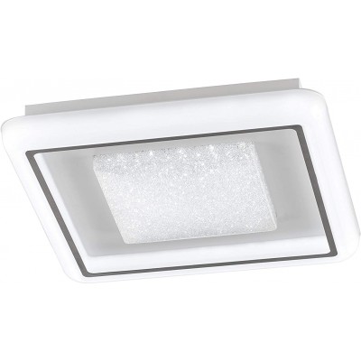 221,95 € Free Shipping | Indoor ceiling light 33W Square Shape 47×47 cm. Living room, bedroom and lobby. PMMA. White Color