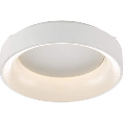 173,95 € Free Shipping | Ceiling lamp 30W Round Shape 45×45 cm. Remote control Dining room, bedroom and lobby. PMMA. White Color