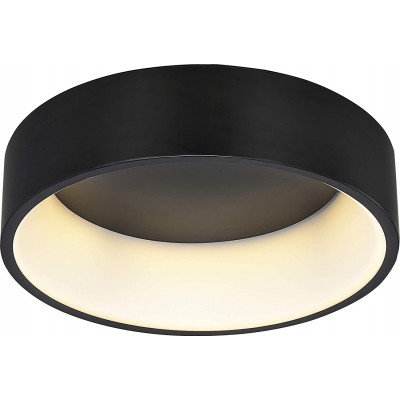 198,95 € Free Shipping | Ceiling lamp Round Shape 60×60 cm. Living room, dining room and lobby. Modern Style. Acrylic and Metal casting. Black Color