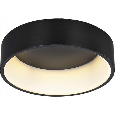 189,95 € Kostenloser Versand | Deckenlampe 60×60 cm. Acryl und metall. Schwarz Farbe