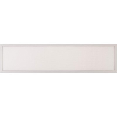 221,95 € 免费送货 | LED面板 长方形 形状 130×37 cm. 客厅, 饭厅 和 卧室. 白色的 颜色