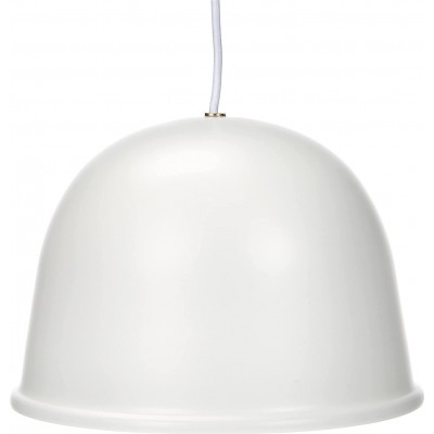 Lampe à suspension Façonner Sphérique Ø 28 cm. Salle, chambre et hall. Style classique. Acier. Couleur blanc