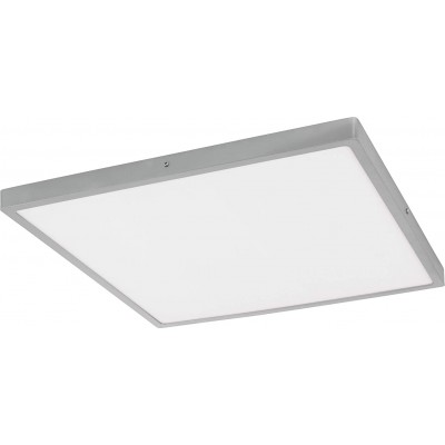 152,95 € Free Shipping | Indoor ceiling light Eglo 25W 3000K Warm light. Square Shape 50×50 cm. Living room, dining room and bedroom. Modern Style. Aluminum and PMMA. White Color