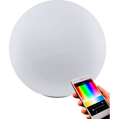 Outdoor lamp Eglo 40W Spherical Shape Ø 50 cm. Control with Smartphone APP Terrace, garden and public space. Modern Style. PMMA. White Color