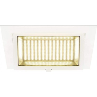 168,95 € Free Shipping | Recessed lighting Rectangular Shape 25×16 cm. Living room, dining room and lobby. Aluminum and Resin. White Color