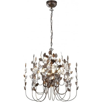 Chandelier Trio 28W 150×52 cm. Living room, dining room and lobby. Modern Style. Acrylic and Metal casting
